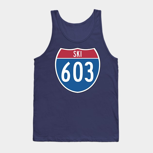 Ski New Hampshire Tank Top by ChasingGnarnia